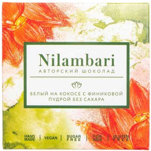 Шоколад белый на кокосе Nilambari