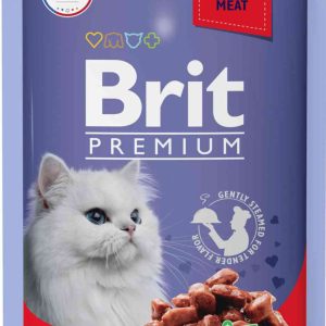 Влажный корм для стерилизованных кошек  Brit