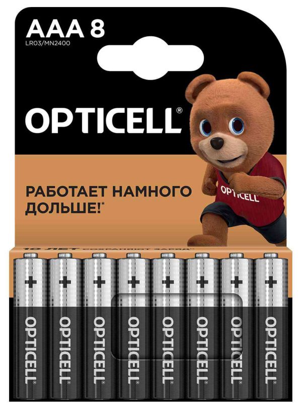 Батарейки алкалиновые Opticell