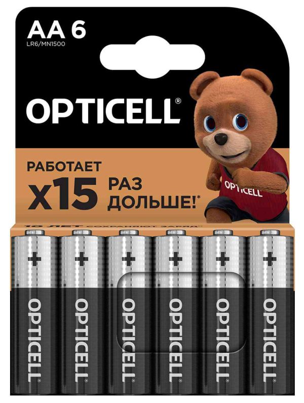 Батарейки алкалиновые Opticell