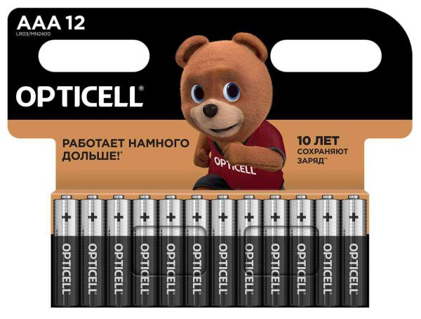 Батарейки алкалиновые Opticell