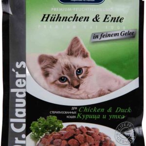 Влажный корм для стерилизованных кошек  Dr. Clauder's