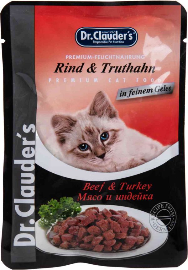 Влажный корм для кошек  Dr. Clauder's