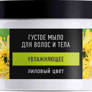 Мыло для волос и тела густое Липовый цвет Особая серия