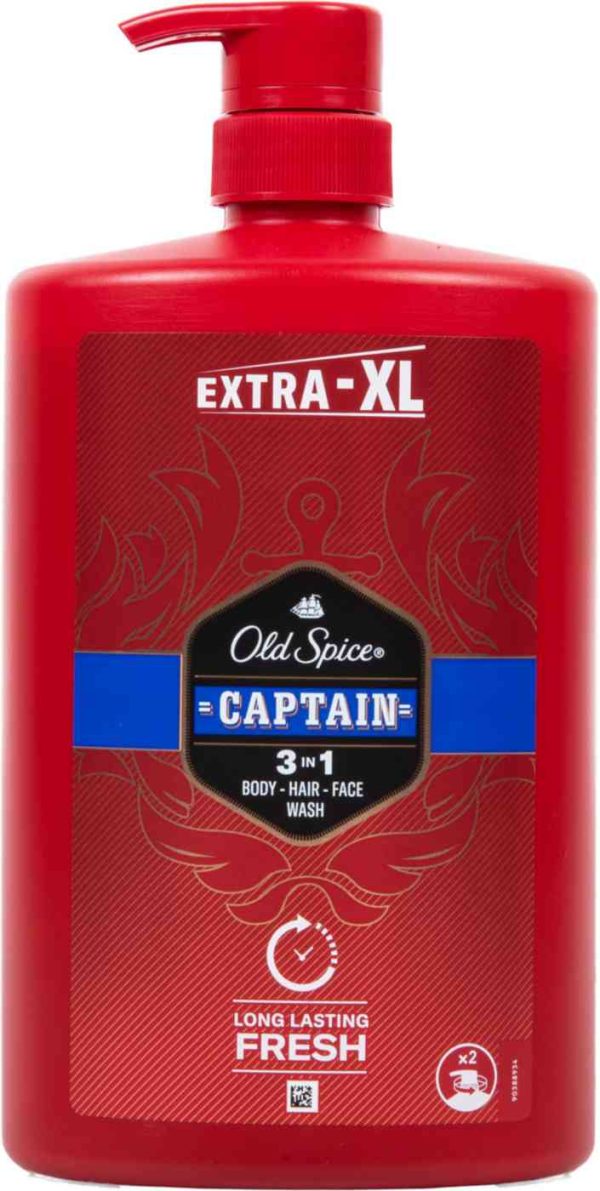 Гель для душа и шампунь 3в1 Old Spice