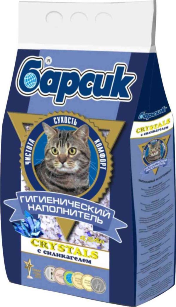 Наполнитель для кошачьих туалетов гигиенический Барсик