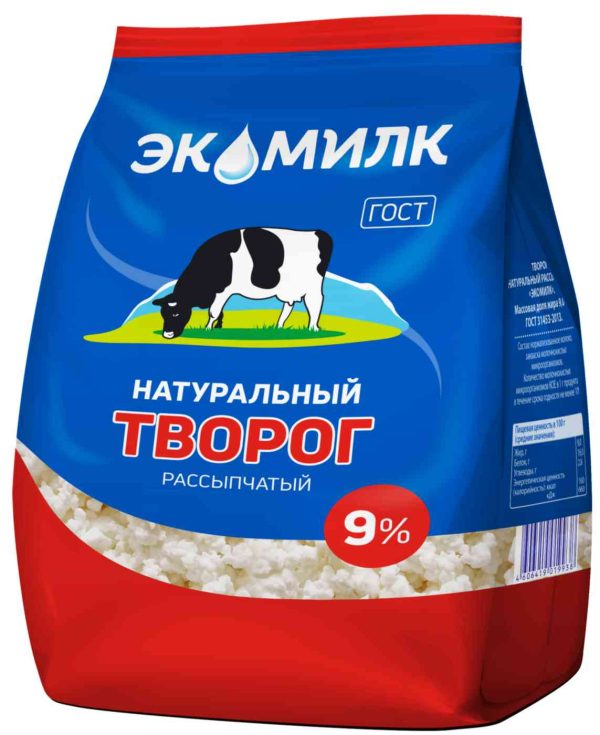 Творог рассыпчатый Экомилк