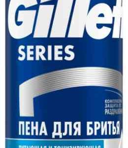 Пена для бритья питающая и тонизирующая Gillette