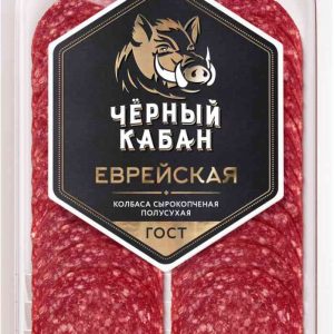 Колбаса сырокопченая Черный кабан