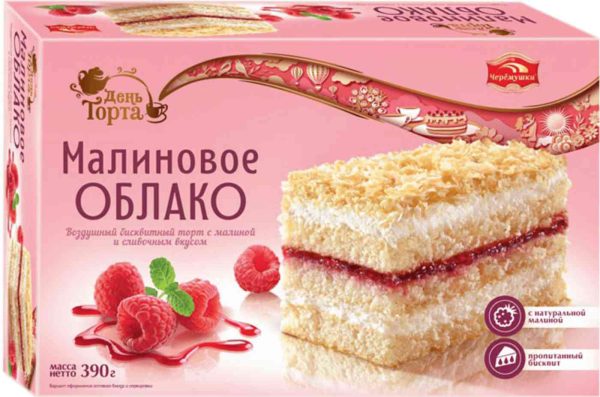 Торт Малиновое облако Черёмушки