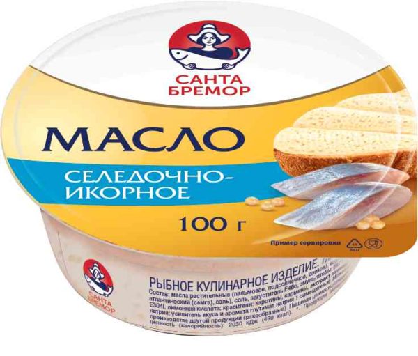 Масло селёдочно-икорное Санта Бремор