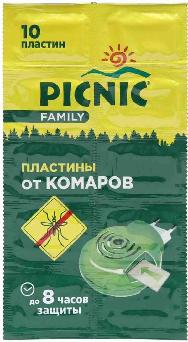 Пластины от комаров Picnic