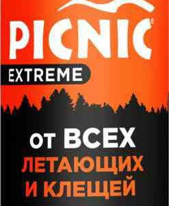 Аэрозоль от всех видов летающих и клещей  Picnic