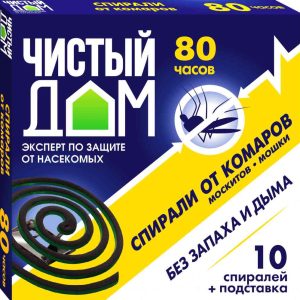 Спирали от комаров  Чистый дом