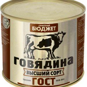 Говядина тушеная Семейный бюджет
