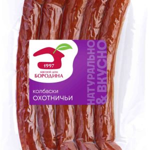 Колбаски полукопчёные Охотничьи Мясной Дом Бородина