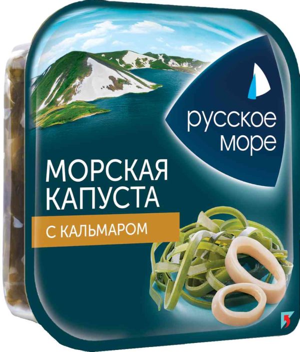 Салат из морской капусты  Русское море