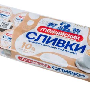 Сливки порционные ультрапастеризованные Можайский
