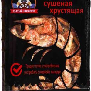 Креветка сушеная хрустящая Сытый шкипер
