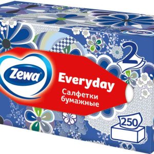Салфетки бумажные в коробке Zewa