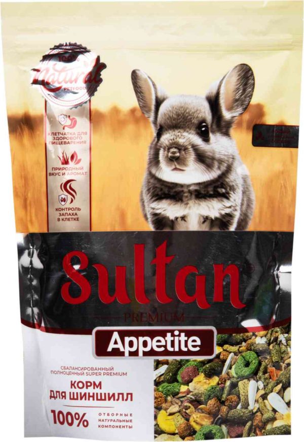 Корм для шиншилл  Sultan