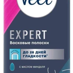 Восковые полоски для чувствительной кожи лица  Veet