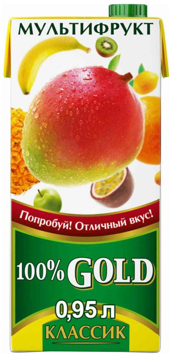 Напиток сокосодержащий 100% Gold