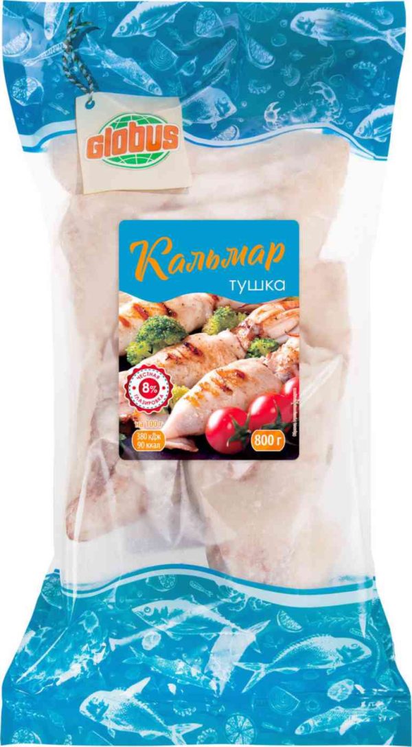 Кальмар командорский  Глобус