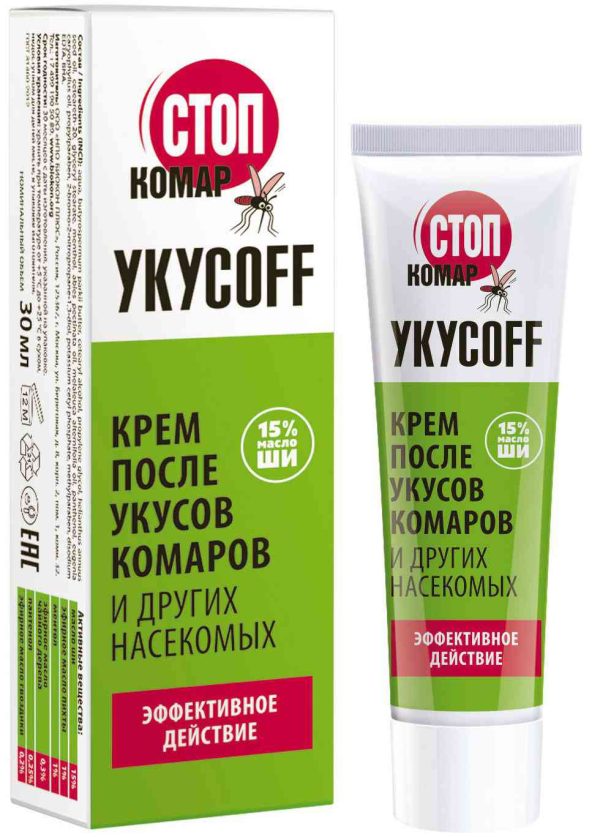 Крем после укусов комаров и других насекомых  Биокон