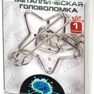 Головоломка металлическая Золотая Сказка