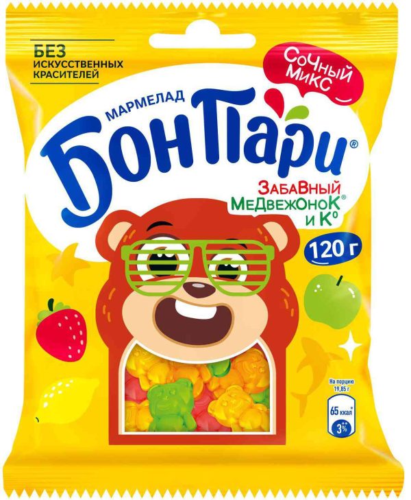 Мармелад жевательный фигурный Бон Пари