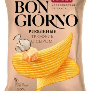 Чипсы картофельные рифленые Bon Giorno