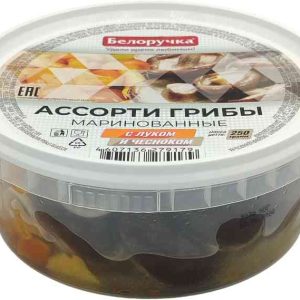 Ассорти из маринованных грибов  Белоручка
