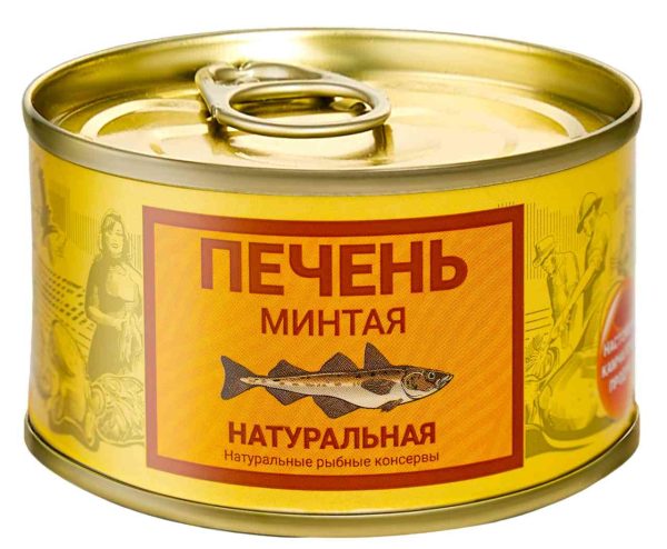 Печень минтая  Камчатралфлот