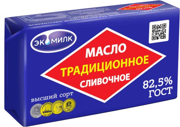 Масло сливочное Экомилк
