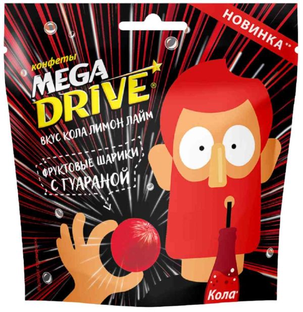 Конфеты желейные Mega Drive