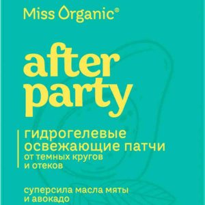 Патчи от темных кругов и отеков гидрогелевые освежающие Miss Organic