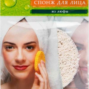 Спонж для лица из люфы Банные штучки