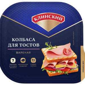 Колбаса для тостов вареная Клинский