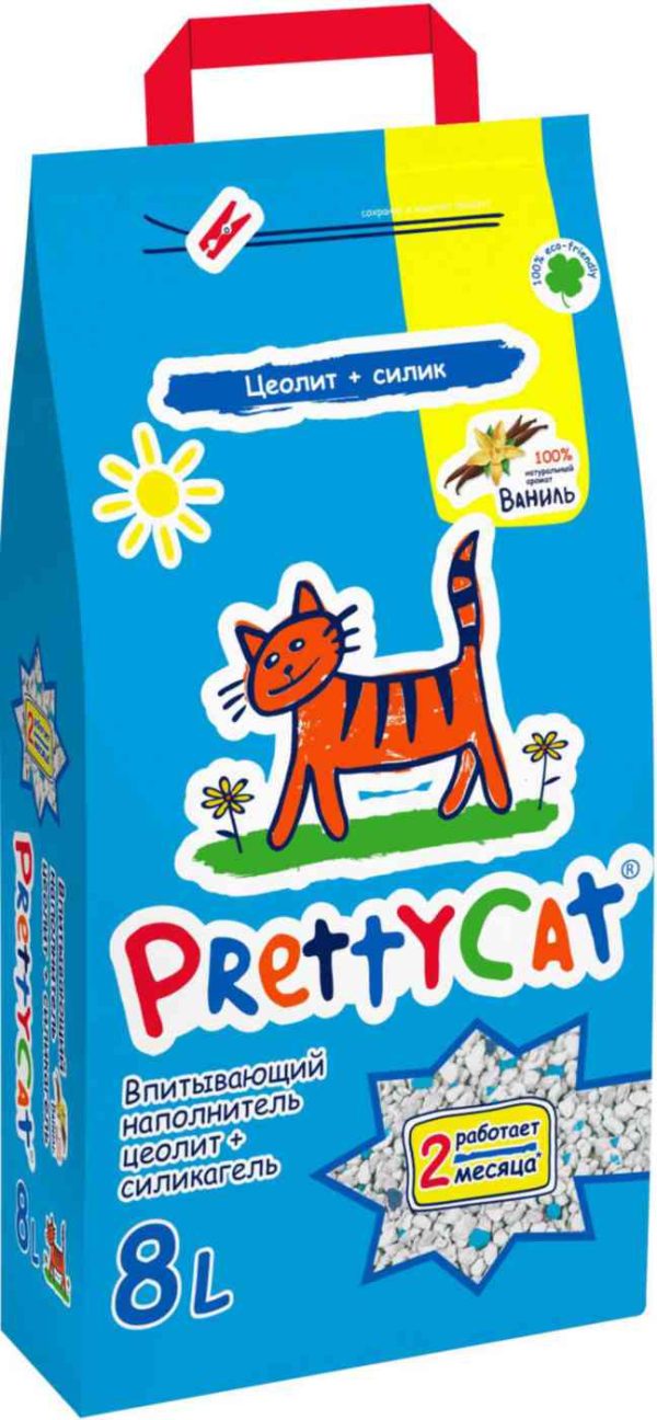 Наполнитель для кошачьего туалета впитывающий PrettyCat
