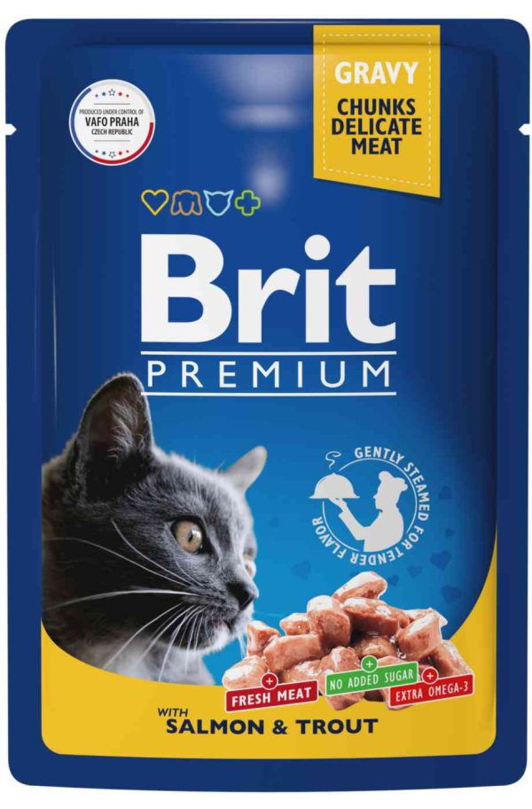 Влажный корм для кошек  Brit