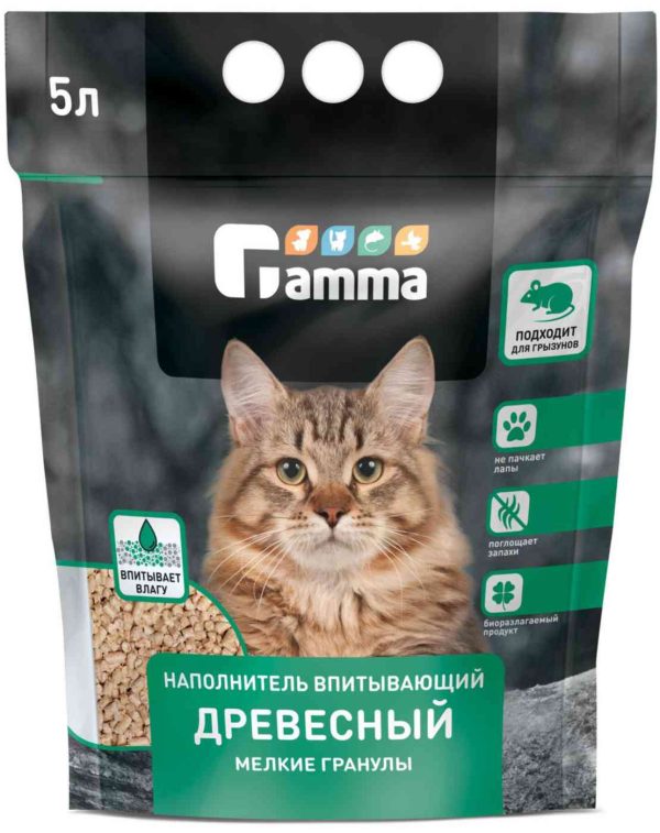 Наполнитель для кошек  Gamma