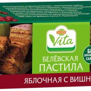 Белевская пастила яблочная Глобус Вита