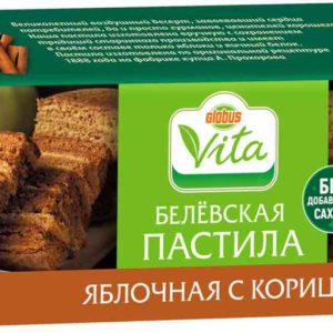 Белевская пастила яблочная Глобус Вита
