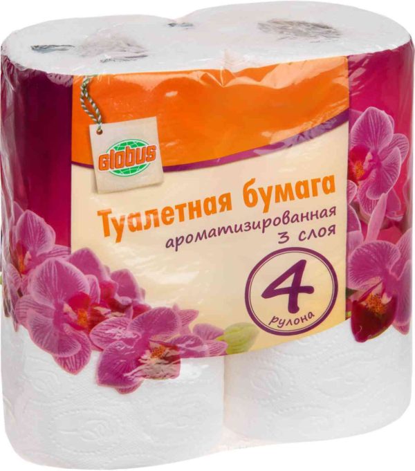 Туалетная бумага  Глобус