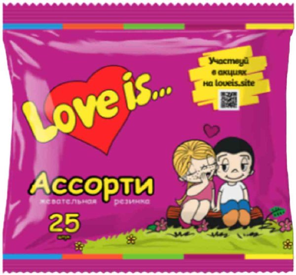 Жевательная резинка  Love is