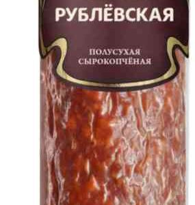 Колбаса сырокопчёная Рублёвский