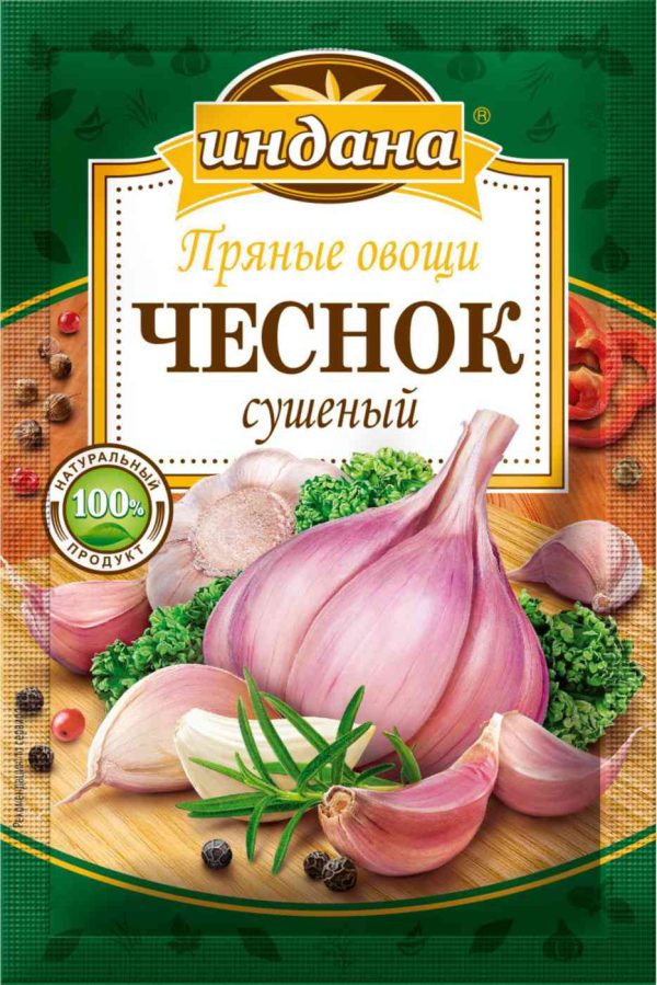 Чеснок сушеный Индана