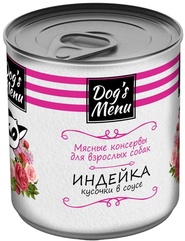 Влажный корм для собак  Dog's Menu