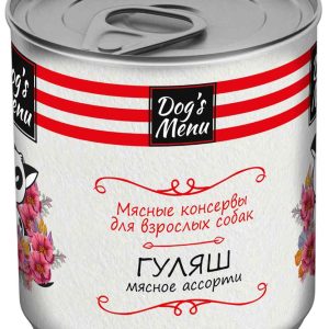 Влажный корм для собак  Dog's Menu